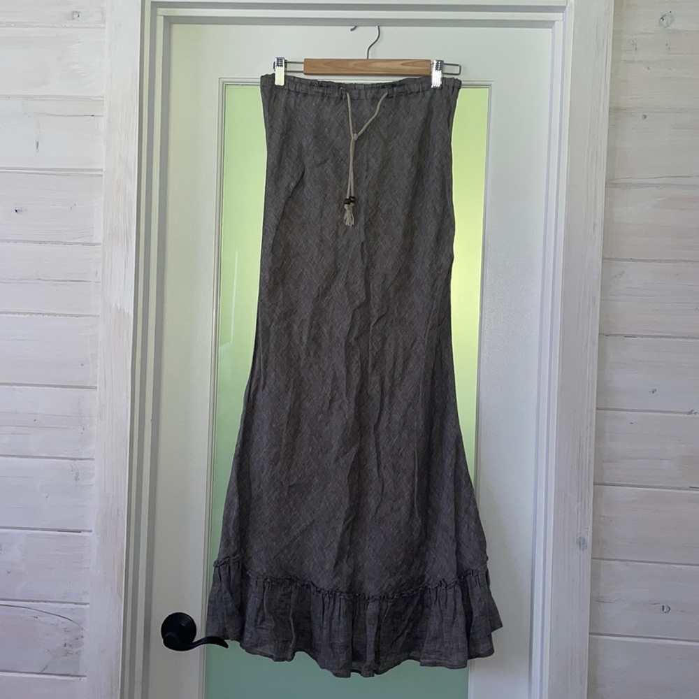 Linen Maxi skirt by Eddie Bauer